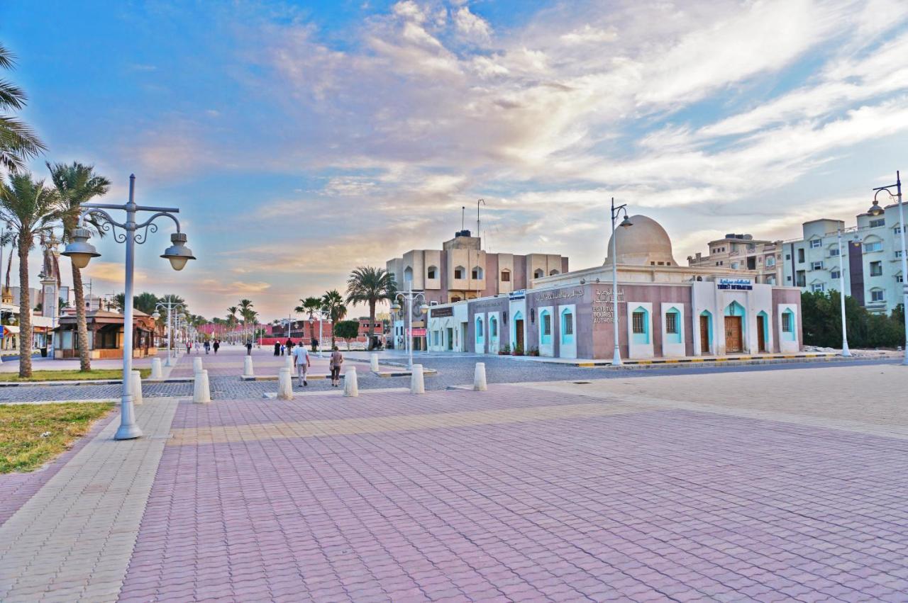 The Touristic Promenade Apartment Hurghada Exterior foto